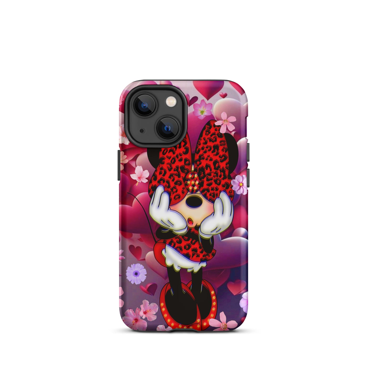 Designer Minnie-Mouse iPhone® Tough Case | Available for Most iPhone® Models | Wireless Charging Compatible