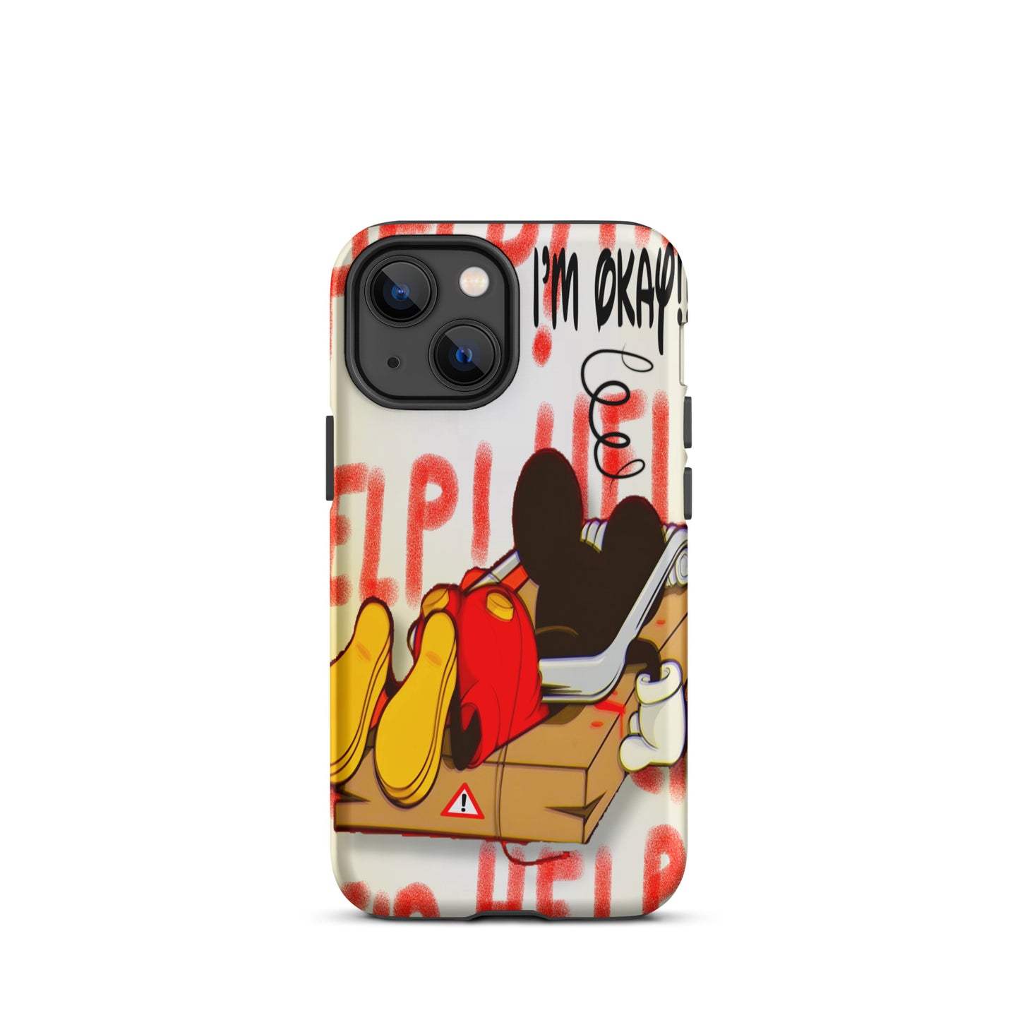 Designer Mickey-Mouse iPhone® Tough Case | Available for Most iPhone® Models | Wireless Charging Compatible