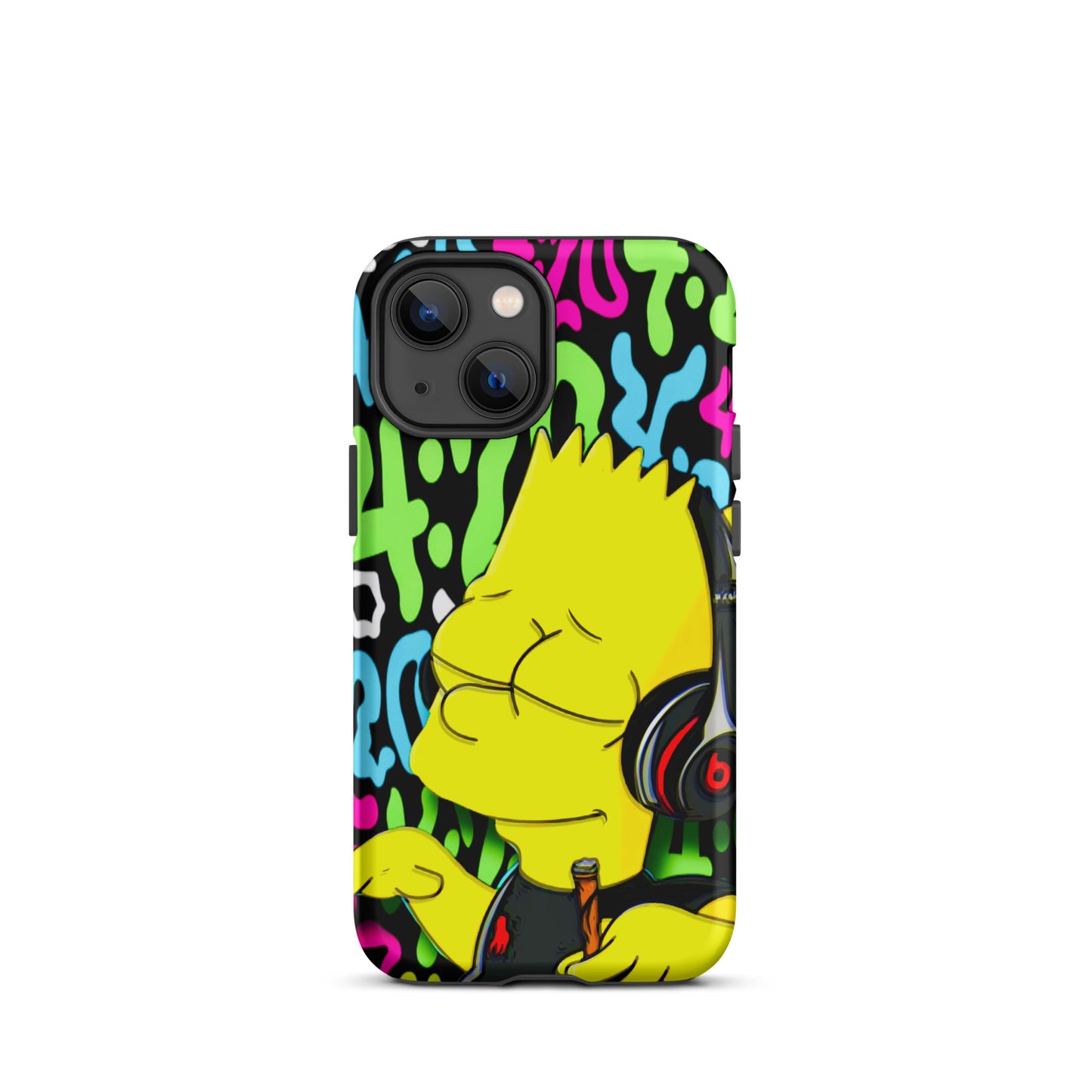 Designer The Simpsons iPhone® Tough Case | Available for Most iPhone® Models | Wireless Charging Compatible