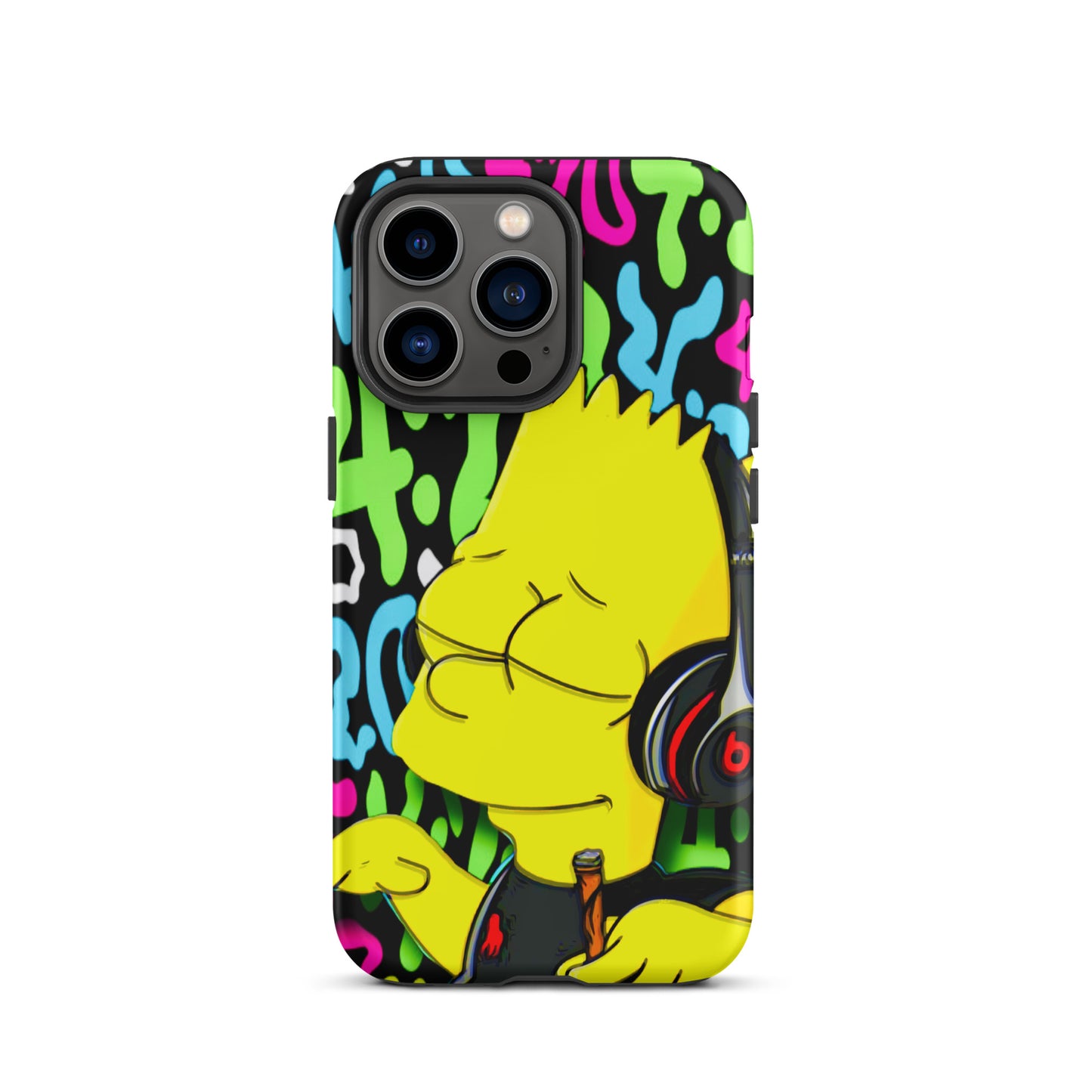 Designer The Simpsons iPhone® Tough Case | Available for Most iPhone® Models | Wireless Charging Compatible