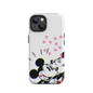 Designer Mickey-Mouse and Minnie-Mouse iPhone® Tough Case | Available for Most iPhone® Models | Wireless Charging Compatible