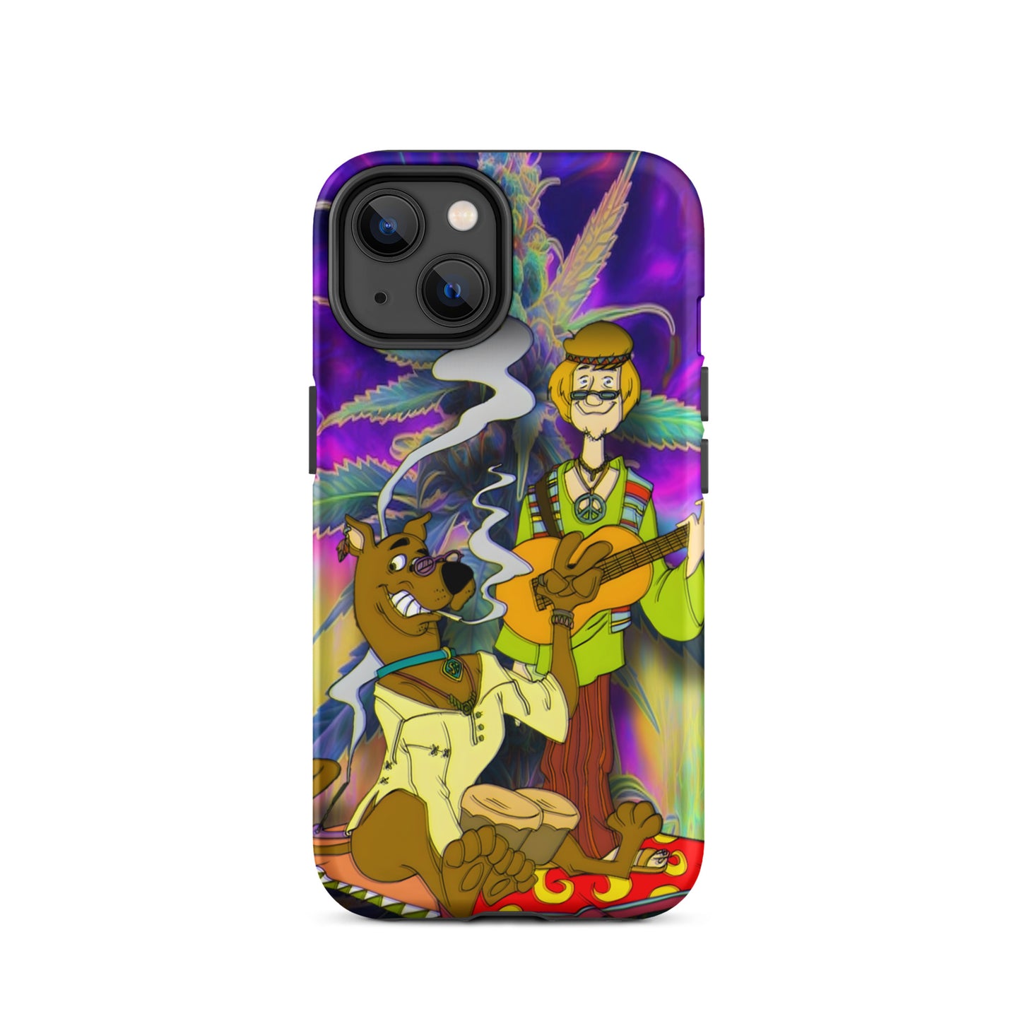 Designer Scooby-Doo and Shaggy iPhone® Tough Case | Available for Most iPhone® Models | Wireless Charging Compatible