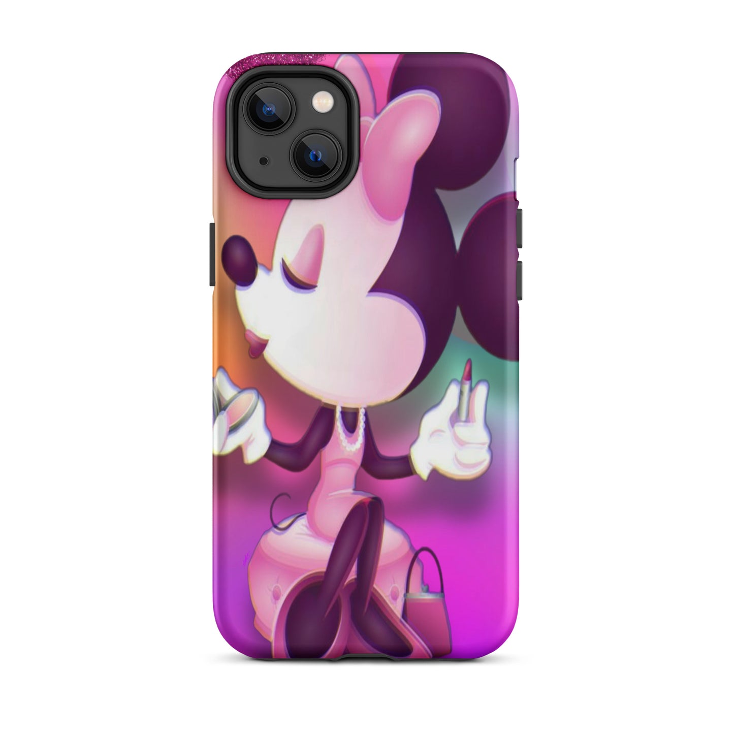 Designer Minnie-Mouse iPhone® Tough Case | Available for Most iPhone® Models | Wireless Charging Compatible