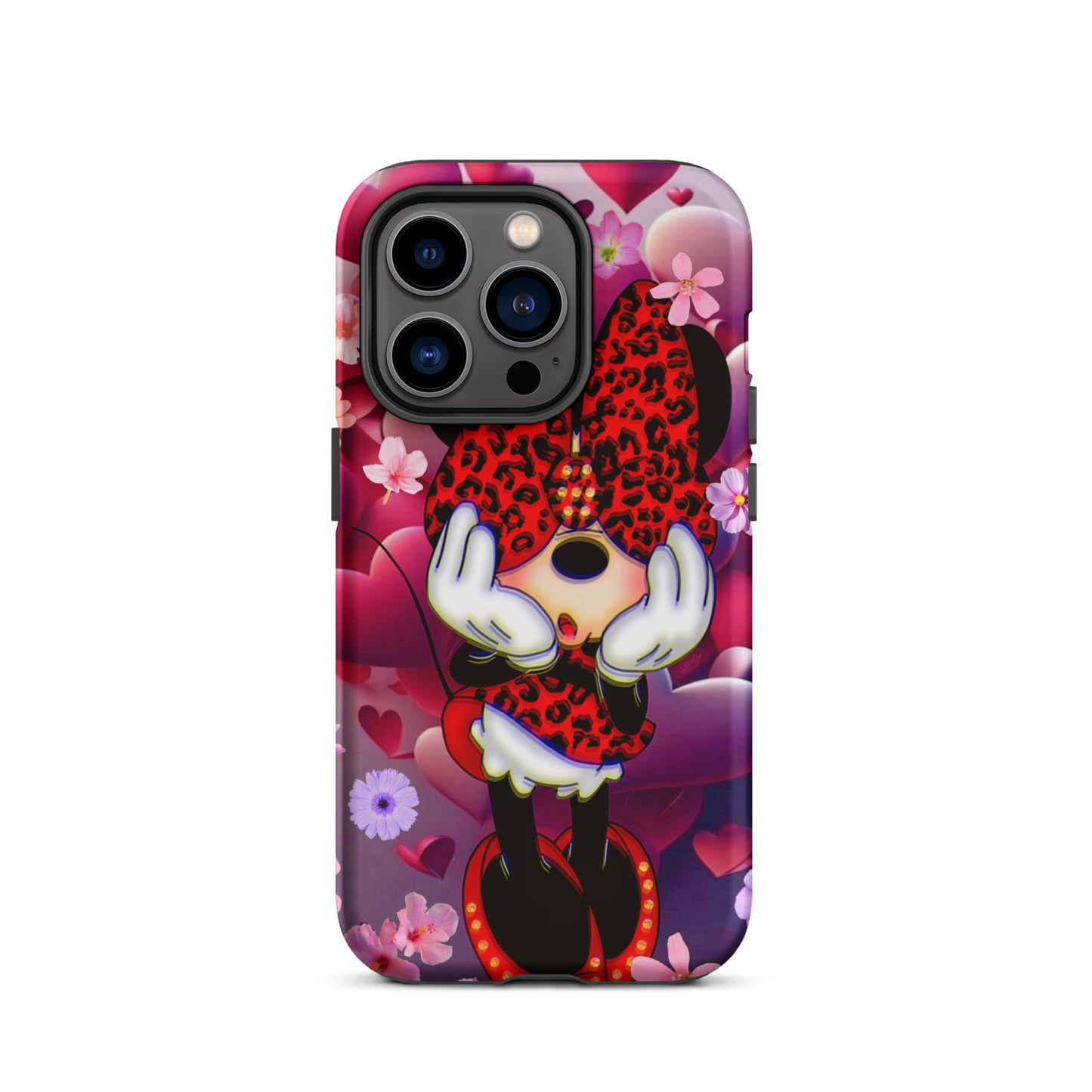 Designer Minnie-Mouse iPhone® Tough Case | Available for Most iPhone® Models | Wireless Charging Compatible