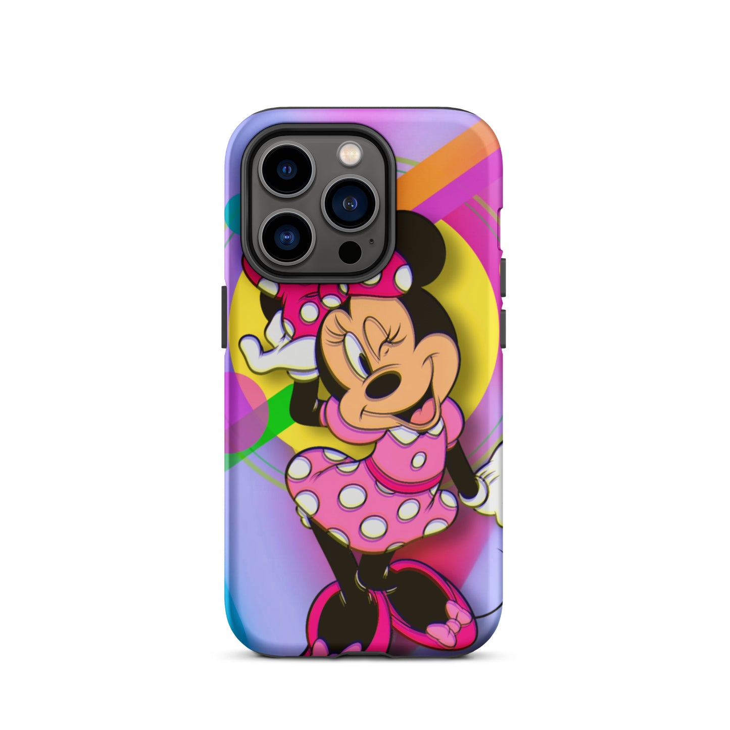 Designer Minnie-Mouse iPhone® Tough Case | Available for Most iPhone® Models | Wireless Charging Compatible