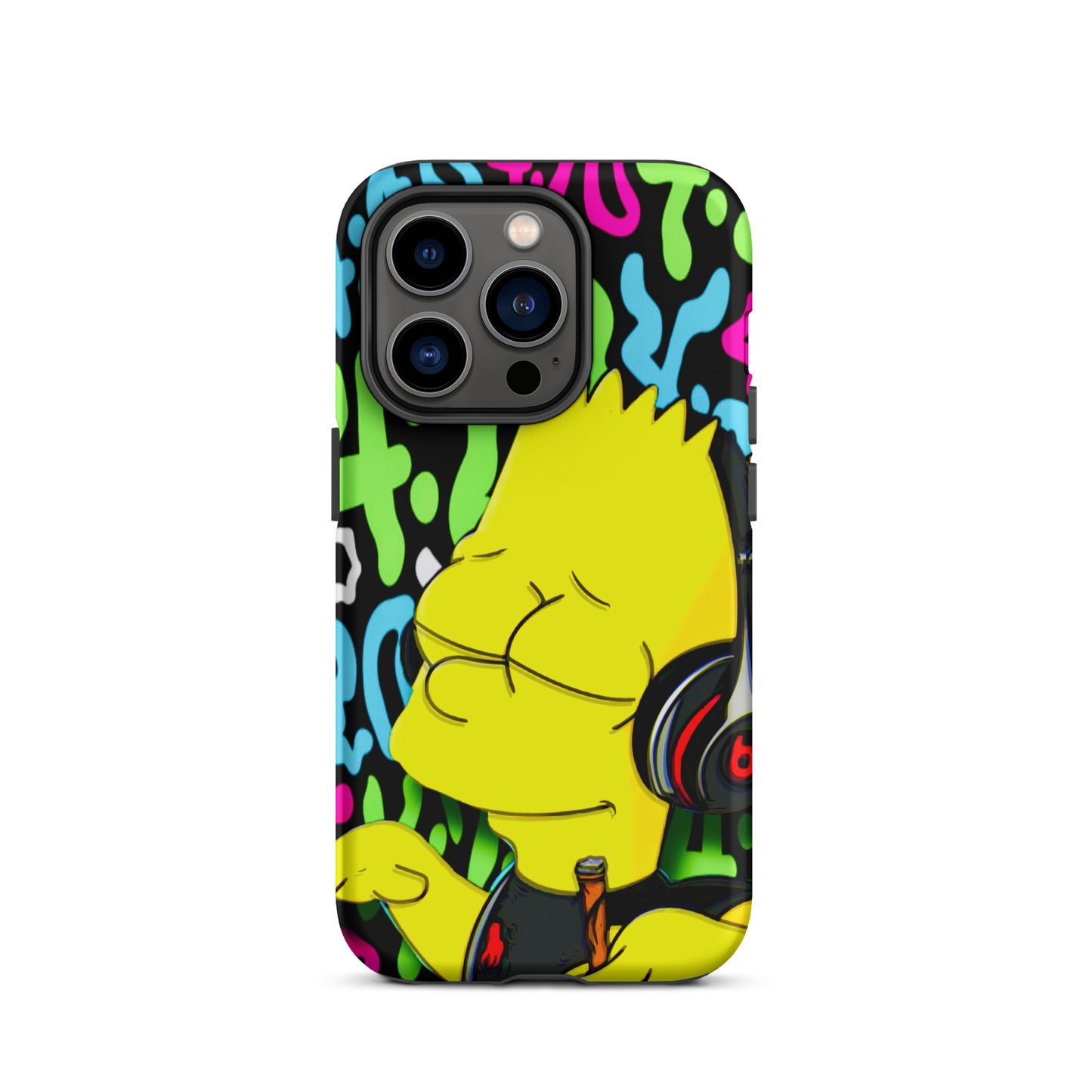 Designer The Simpsons iPhone® Tough Case | Available for Most iPhone® Models | Wireless Charging Compatible