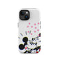 Designer Mickey-Mouse and Minnie-Mouse iPhone® Tough Case | Available for Most iPhone® Models | Wireless Charging Compatible