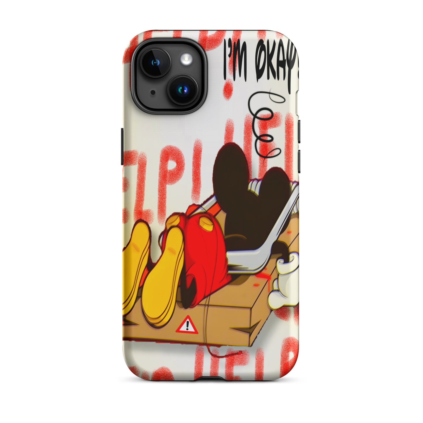 Designer Mickey-Mouse iPhone® Tough Case | Available for Most iPhone® Models | Wireless Charging Compatible