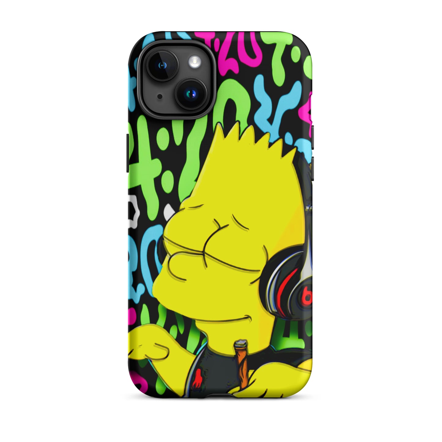 Designer The Simpsons iPhone® Tough Case | Available for Most iPhone® Models | Wireless Charging Compatible