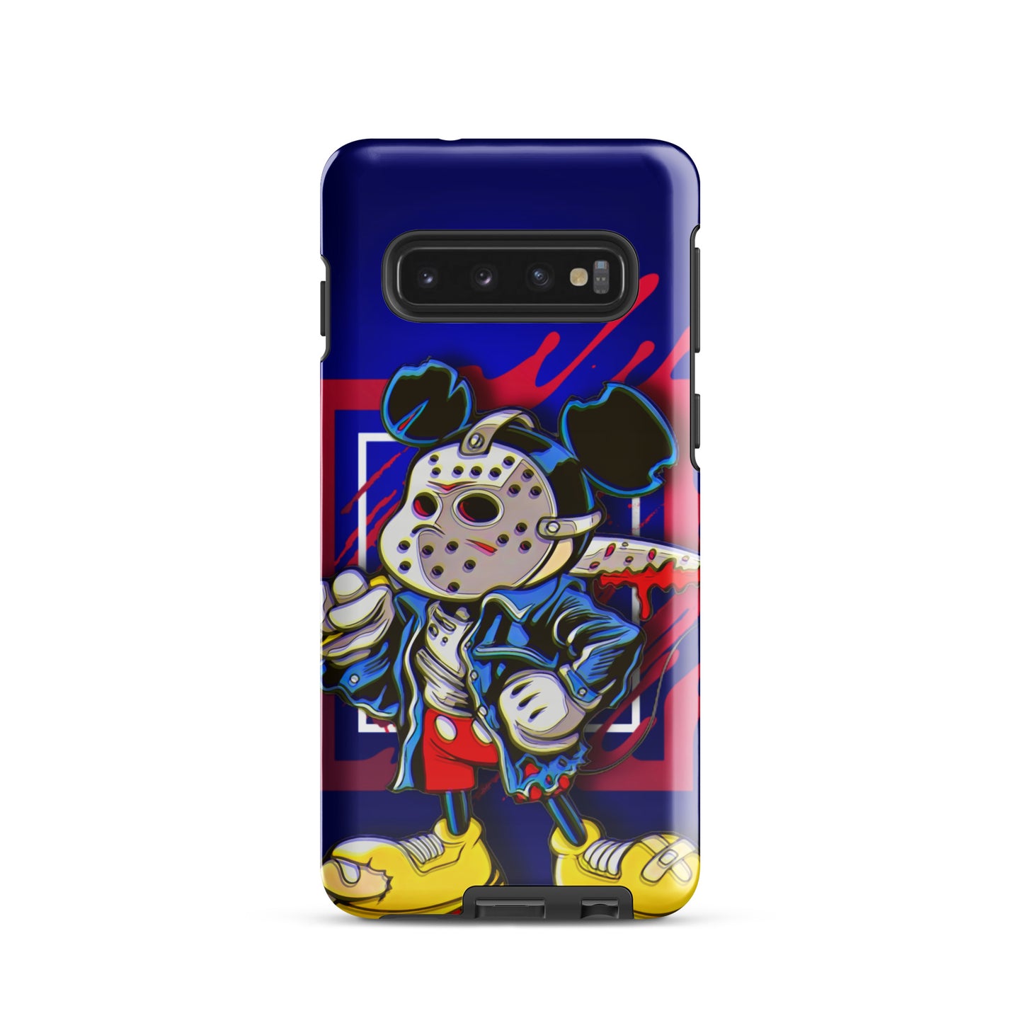 Designer Mickey-Mouse as Jason from Friday the 13th Samsung® Tough Case | Available for Most Samsung® Models | Glossy or Matte Print Options