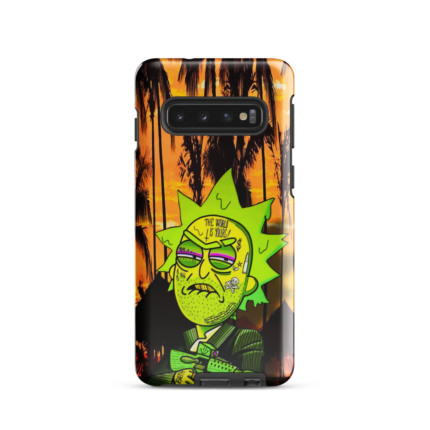 Designer Rick and Morty Samsung® Tough Case | Available for Most Samsung® Models | Glossy or Matte Print Options