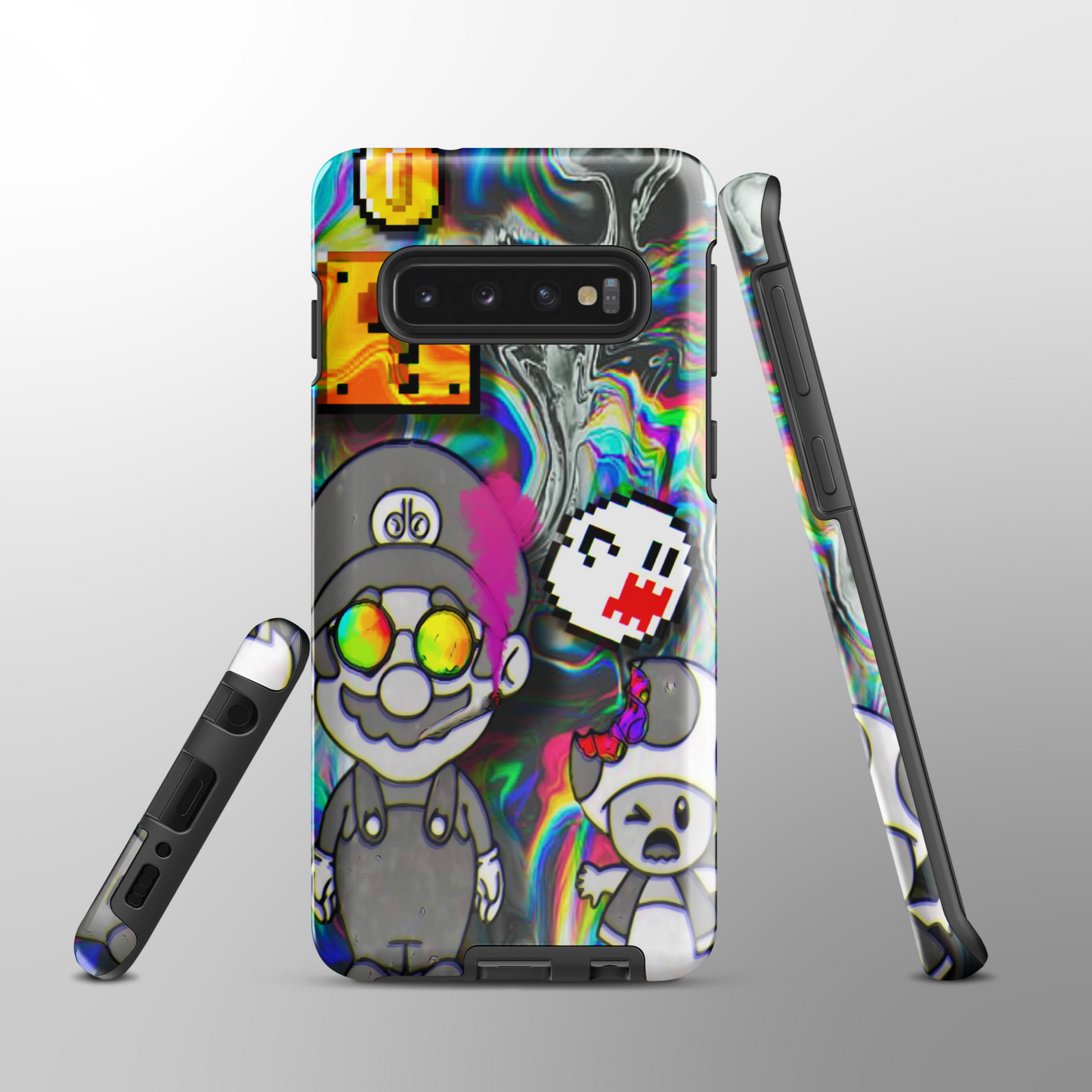 Designer Super-Mario and Toad Samsung® Tough Case | Available for Most Samsung® Models | Glossy or Matte Print Options