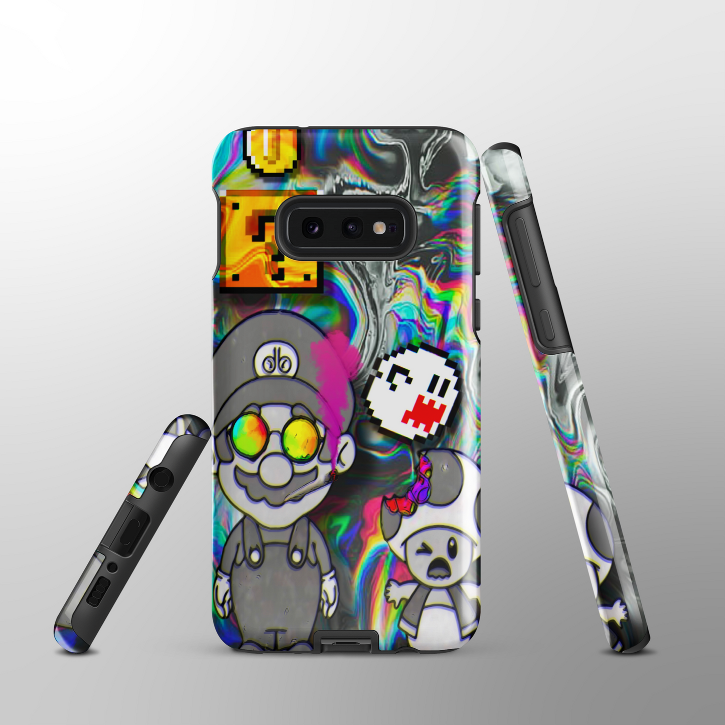 Designer Super-Mario and Toad Samsung® Tough Case | Available for Most Samsung® Models | Glossy or Matte Print Options