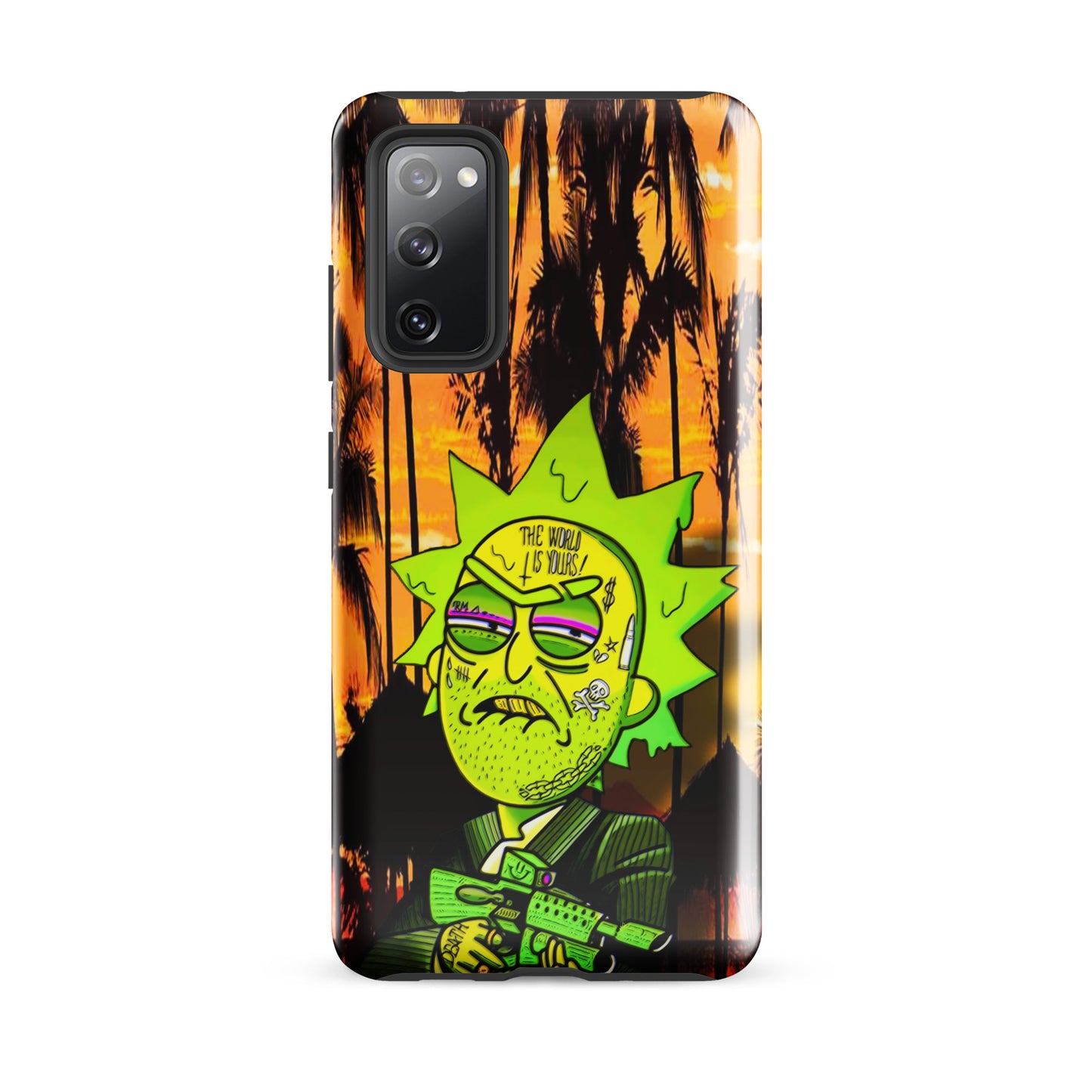 Designer Rick and Morty Samsung® Tough Case | Available for Most Samsung® Models | Glossy or Matte Print Options