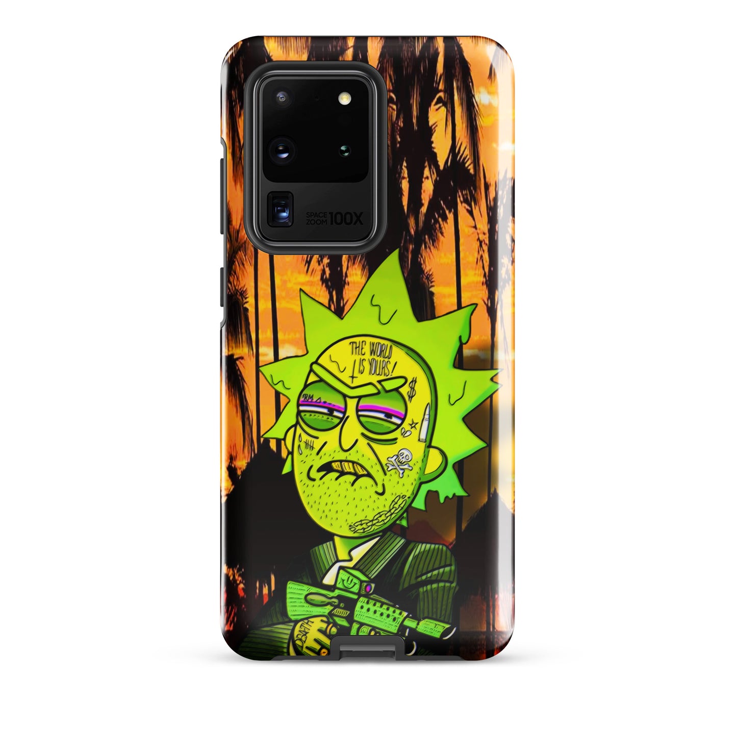 Designer Rick and Morty Samsung® Tough Case | Available for Most Samsung® Models | Glossy or Matte Print Options