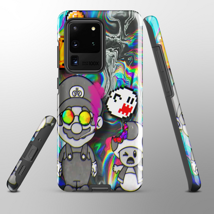 Designer Super-Mario and Toad Samsung® Tough Case | Available for Most Samsung® Models | Glossy or Matte Print Options