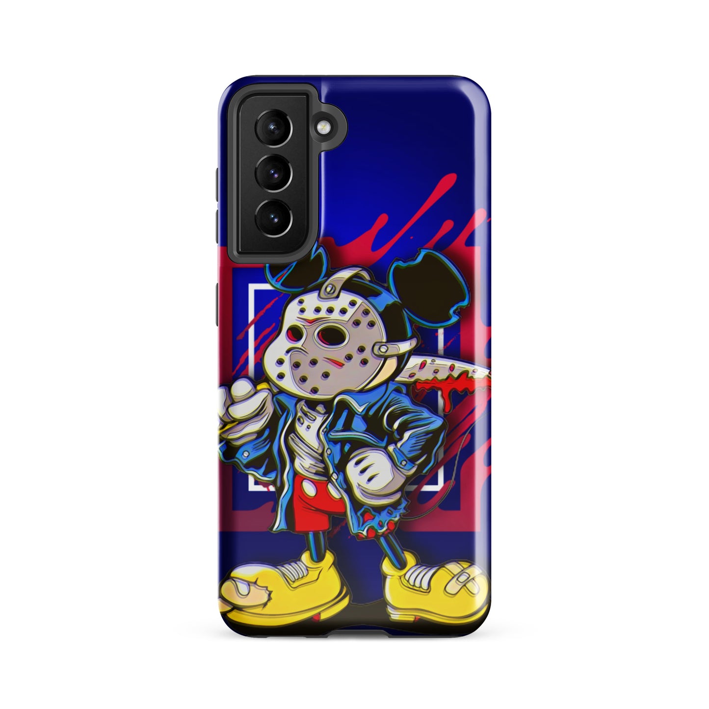 Designer Mickey-Mouse as Jason from Friday the 13th Samsung® Tough Case | Available for Most Samsung® Models | Glossy or Matte Print Options