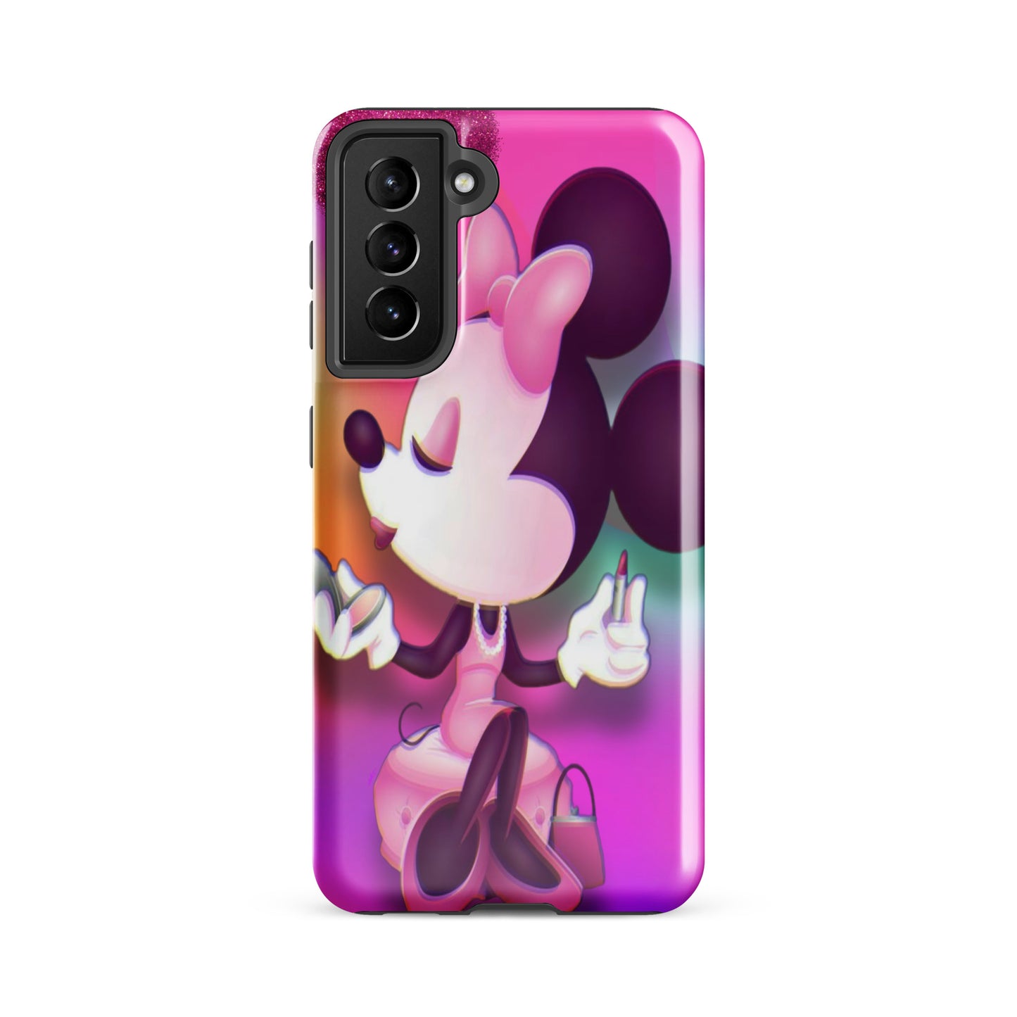 Designer Minnie-Mouse Samsung® Tough Case | Available for Most Samsung® Models | Glossy or Matte Print Options