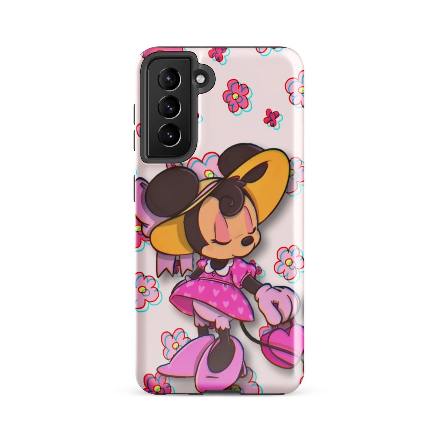 Designer Minnie-Mouse Samsung® Tough Case | Available for Most Samsung® Models | Glossy or Matte Print Options