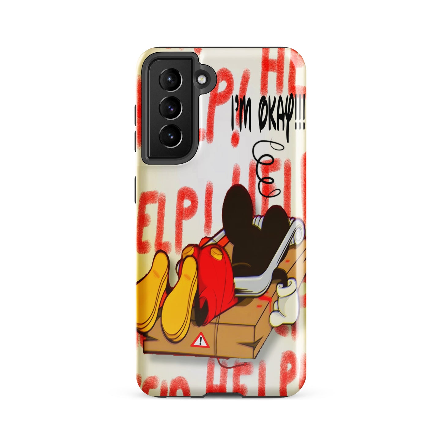 Designer Mickey-Mouse Samsung® Tough Case | Available for Most Samsung® Models | Glossy or Matte Print Options