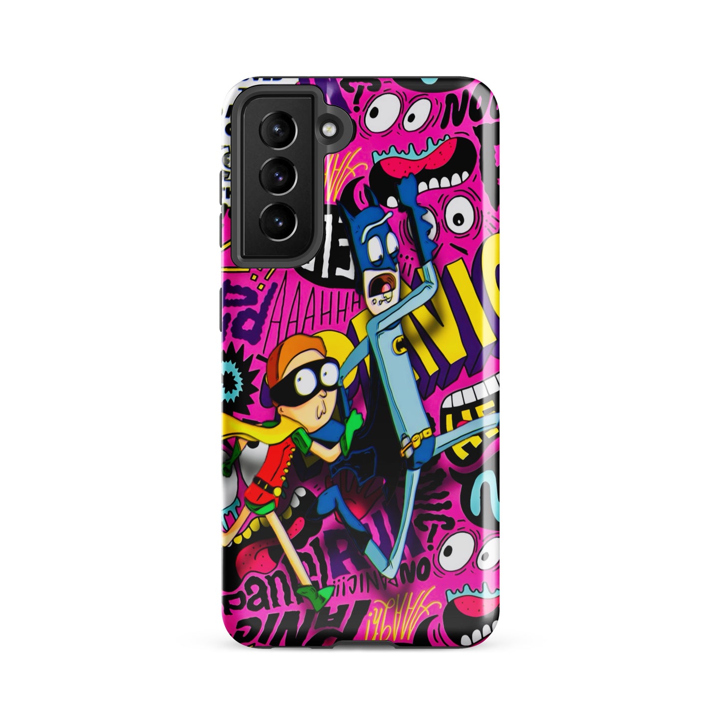 Designer Rick and Morty Samsung® Tough Case | Available for Most Samsung® Models | Glossy or Matte Print Options