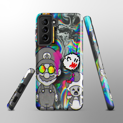 Designer Super-Mario and Toad Samsung® Tough Case | Available for Most Samsung® Models | Glossy or Matte Print Options