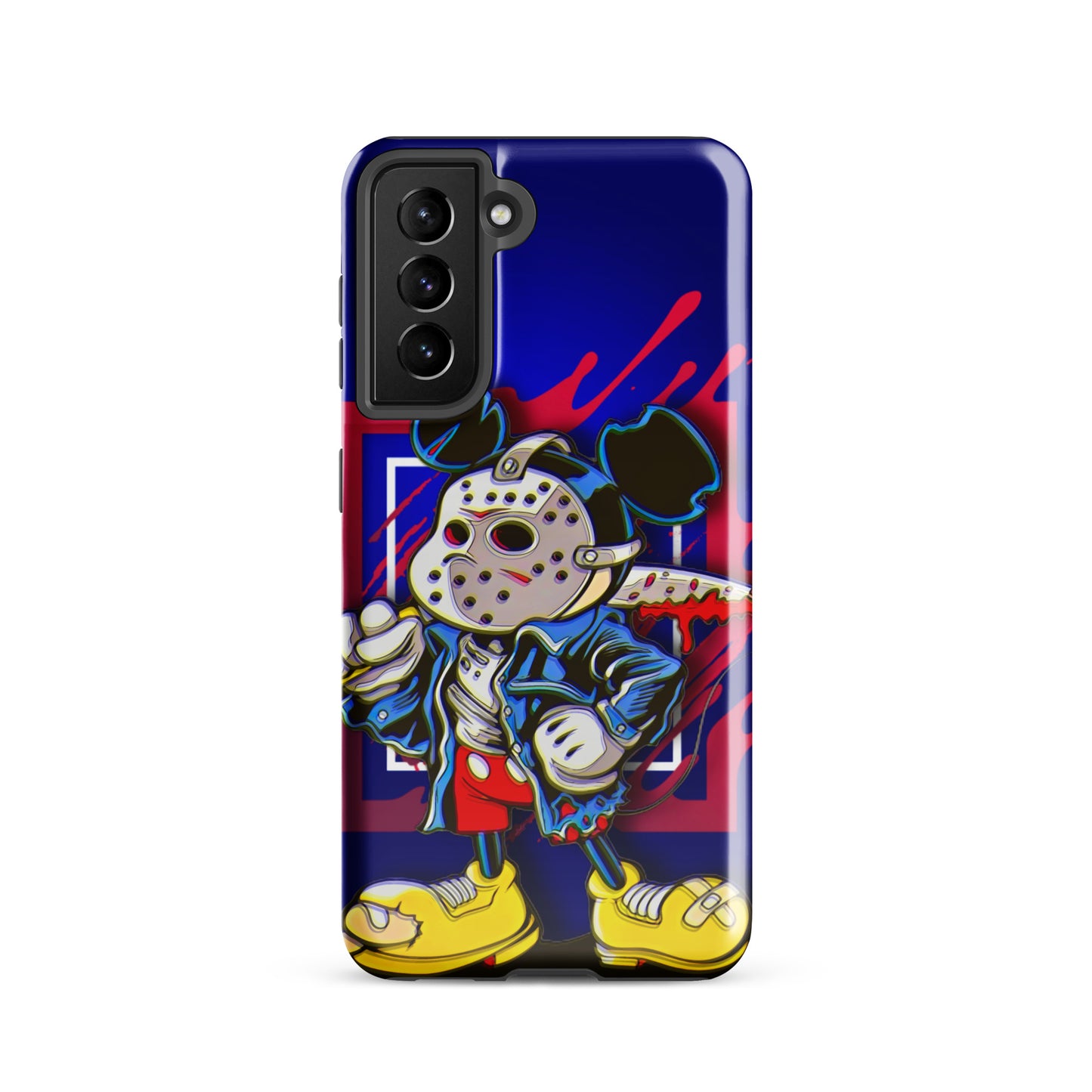 Designer Mickey-Mouse as Jason from Friday the 13th Samsung® Tough Case | Available for Most Samsung® Models | Glossy or Matte Print Options