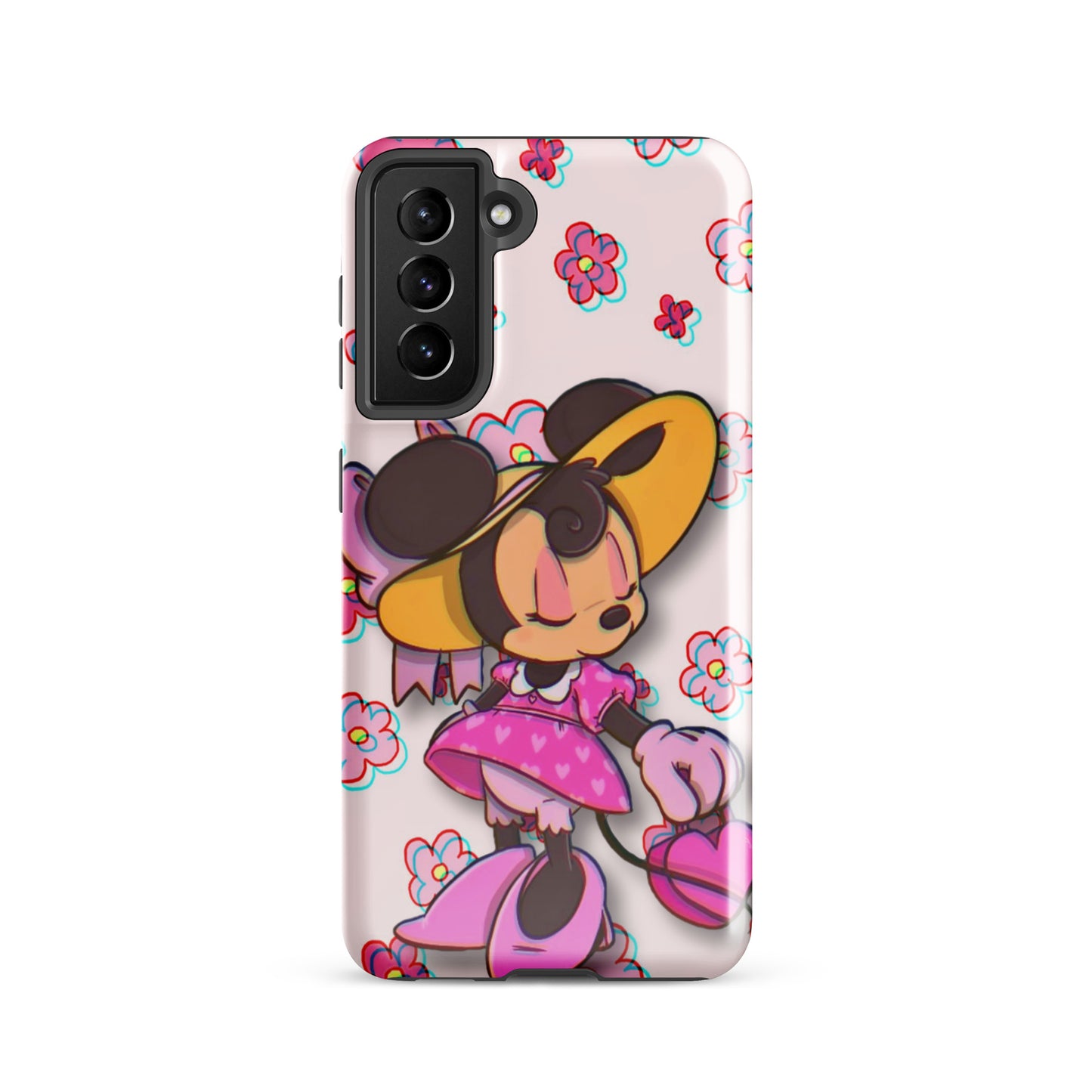 Designer Minnie-Mouse Samsung® Tough Case | Available for Most Samsung® Models | Glossy or Matte Print Options