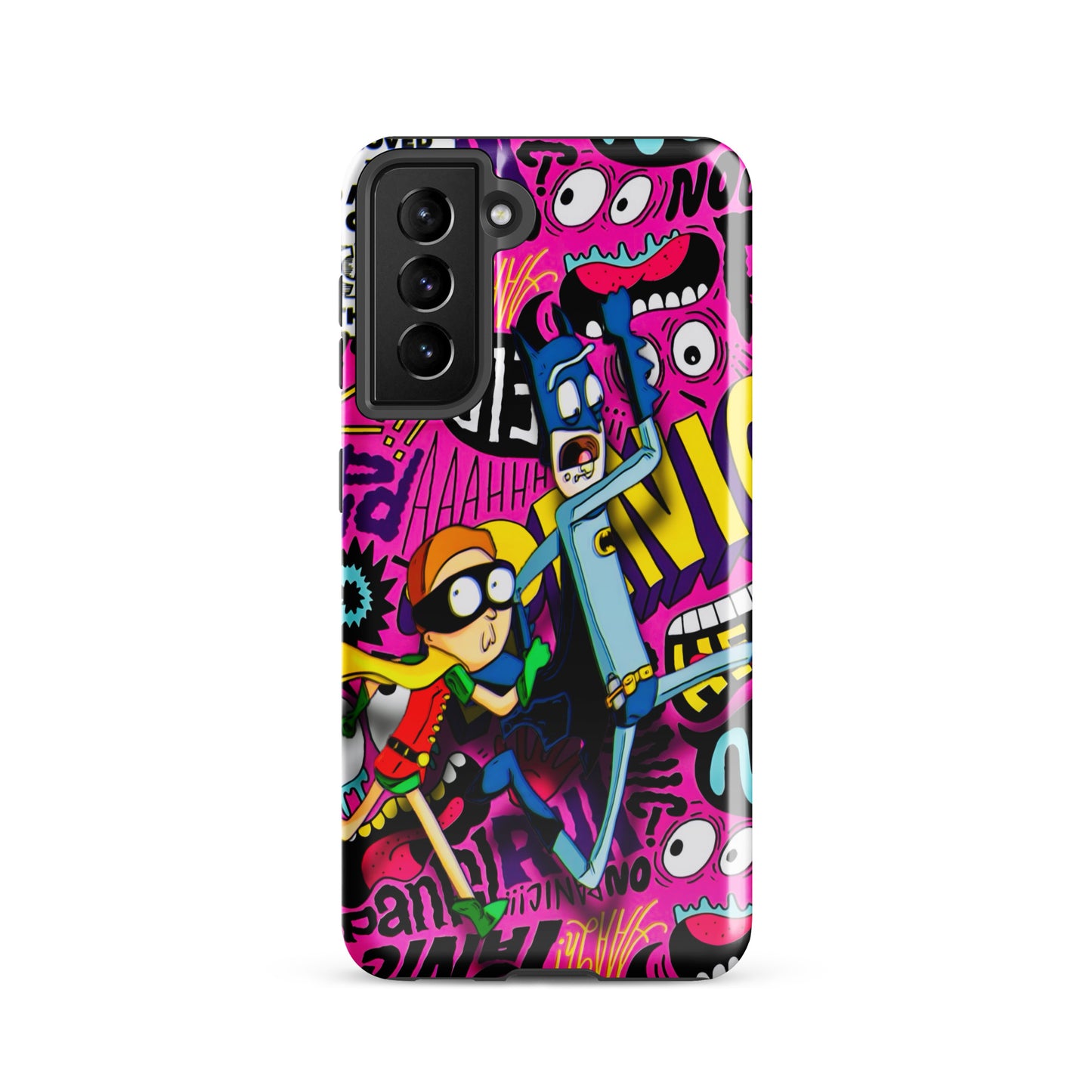 Designer Rick and Morty Samsung® Tough Case | Available for Most Samsung® Models | Glossy or Matte Print Options