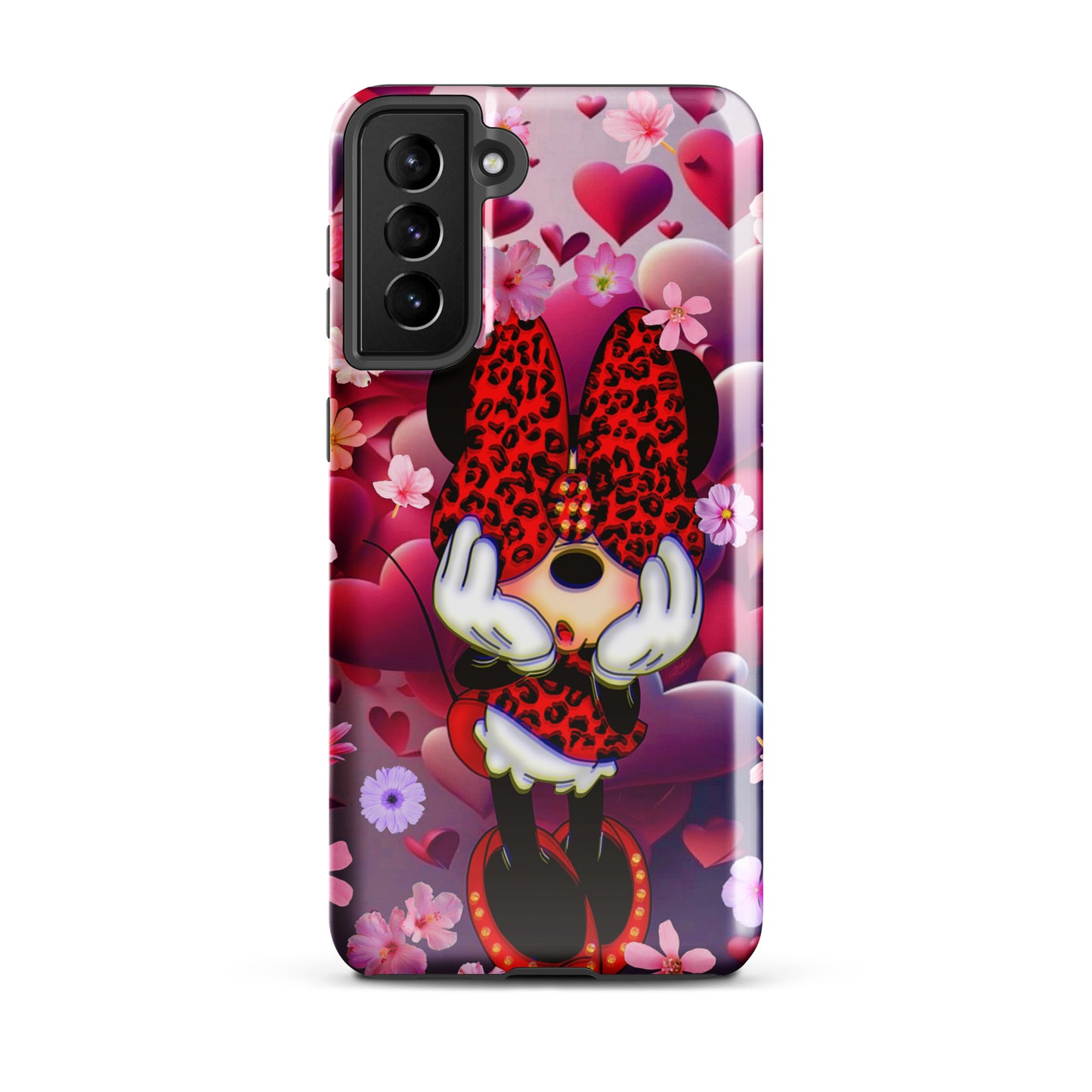 Designer Minnie-Mouse Samsung® Tough Case | Available for Most Samsung® Models | Glossy or Matte Print Options