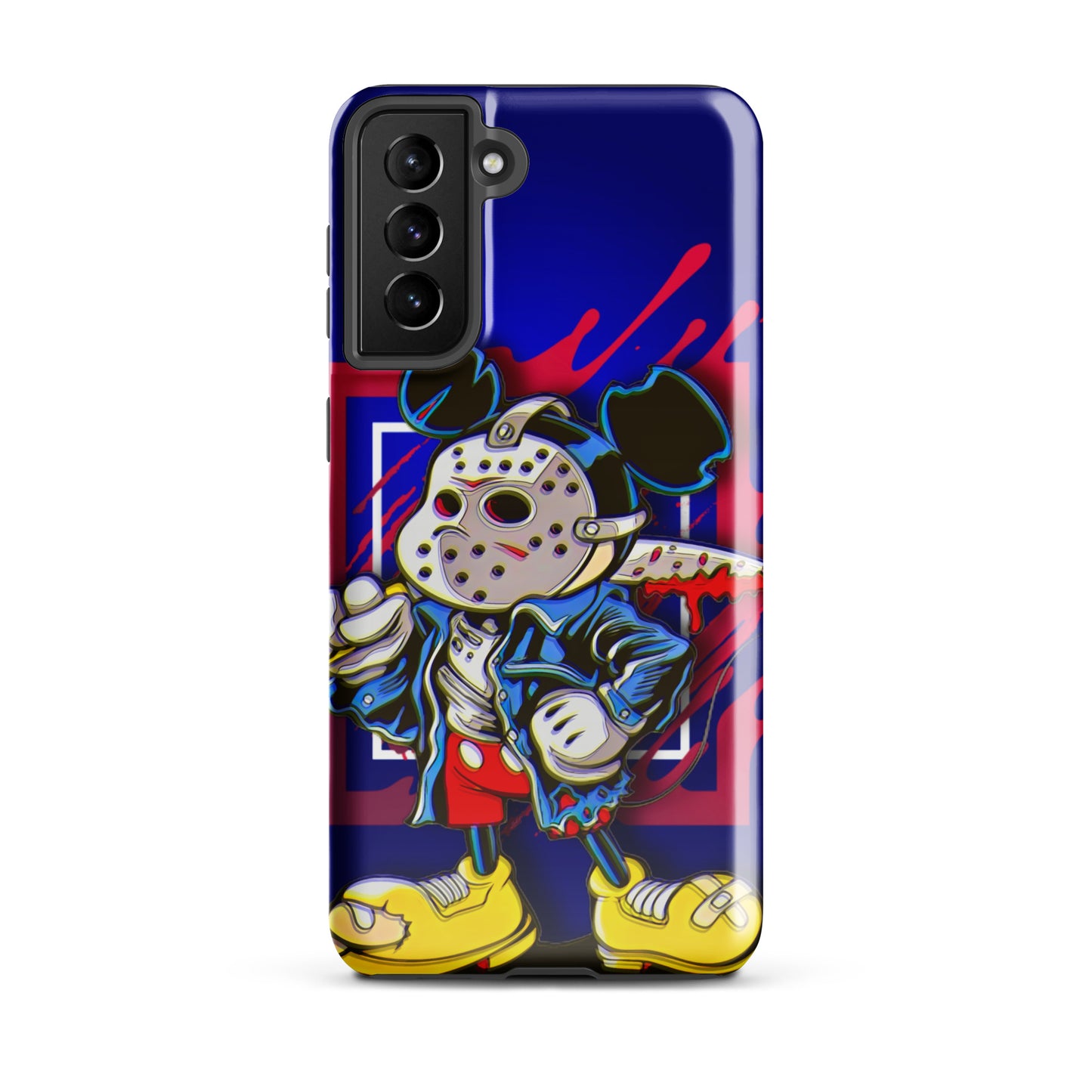 Designer Mickey-Mouse as Jason from Friday the 13th Samsung® Tough Case | Available for Most Samsung® Models | Glossy or Matte Print Options