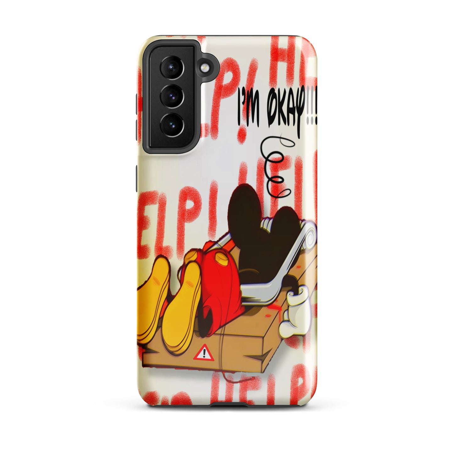 Designer Mickey-Mouse Samsung® Tough Case | Available for Most Samsung® Models | Glossy or Matte Print Options