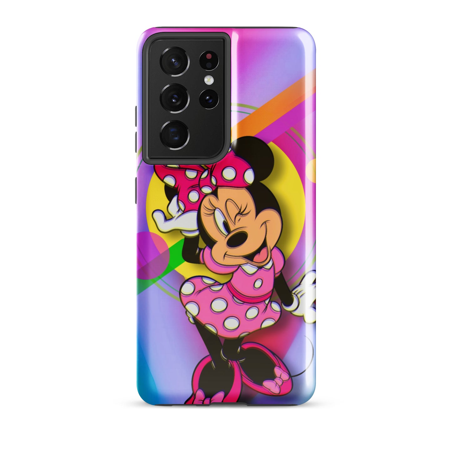 Designer Minnie-Mouse Samsung® Tough Case | Available for Most Samsung® Models | Glossy or Matte Print Options