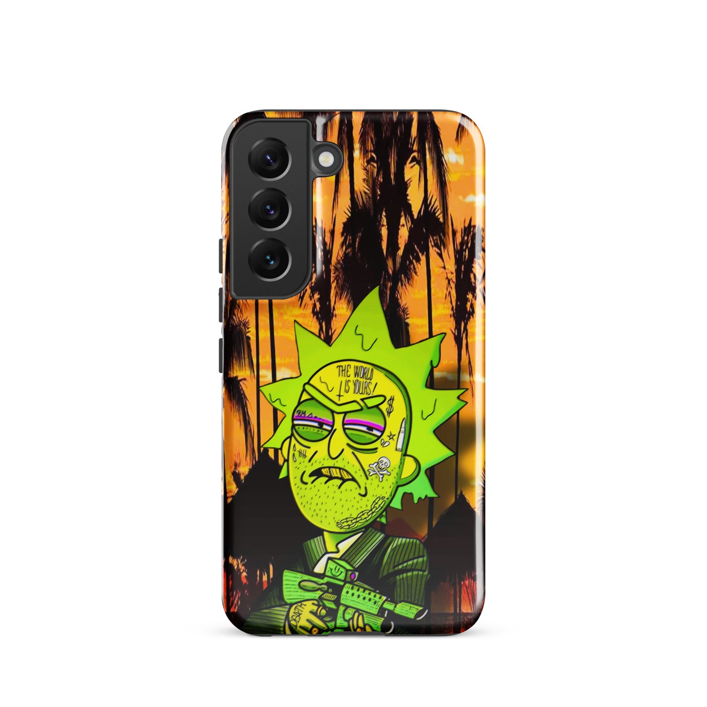 Designer Rick and Morty Samsung® Tough Case | Available for Most Samsung® Models | Glossy or Matte Print Options