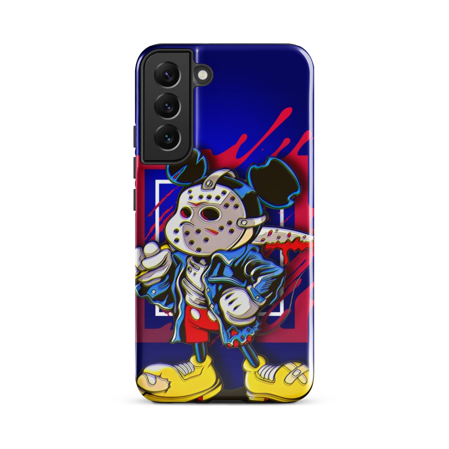 Designer Mickey-Mouse as Jason from Friday the 13th Samsung® Tough Case | Available for Most Samsung® Models | Glossy or Matte Print Options