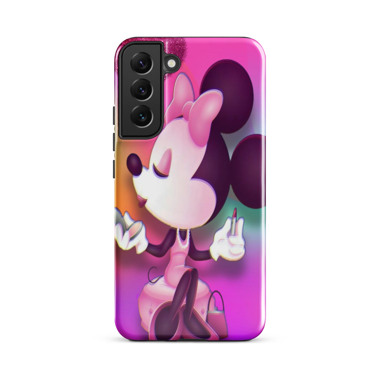 Designer Minnie-Mouse Samsung® Tough Case | Available for Most Samsung® Models | Glossy or Matte Print Options