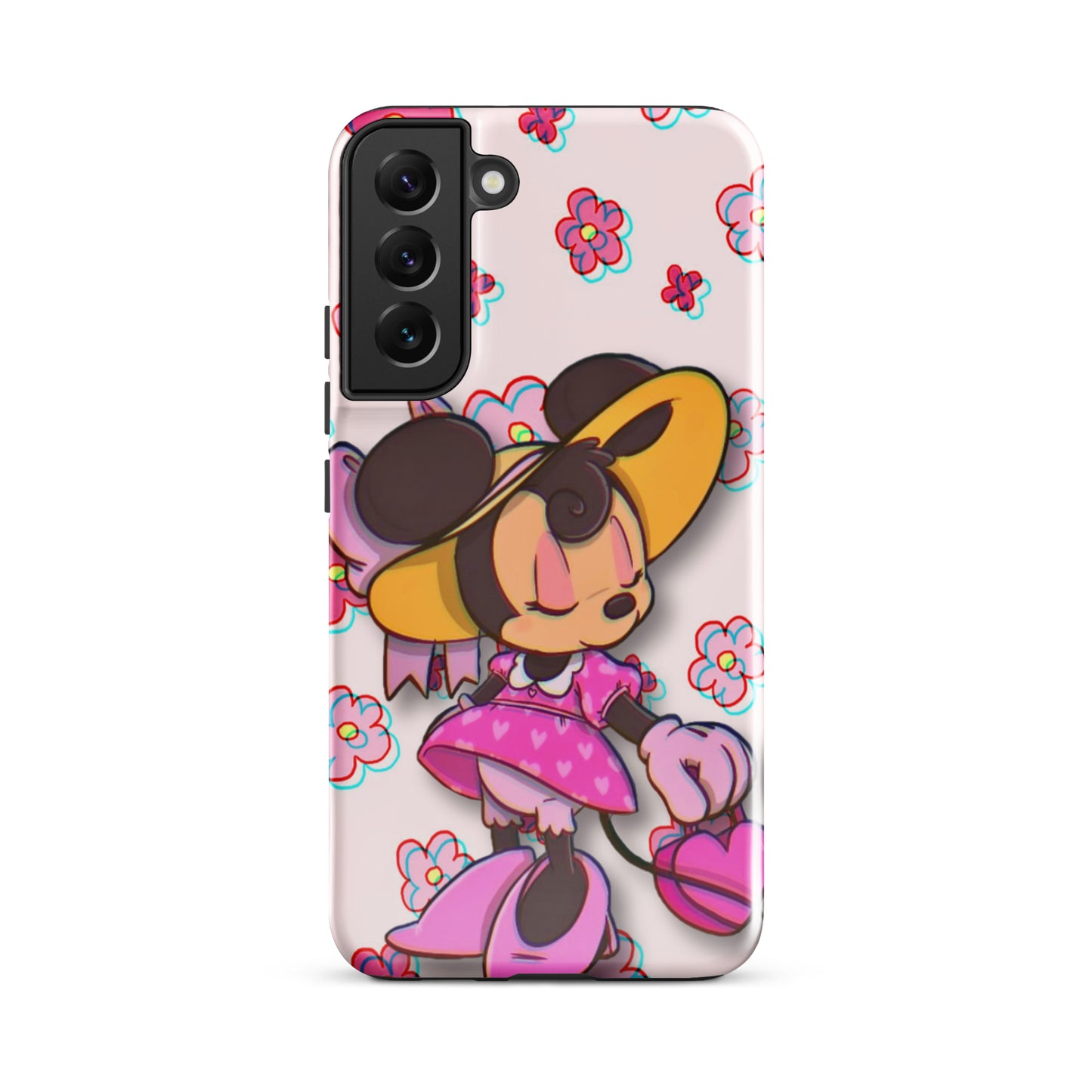 Designer Minnie-Mouse Samsung® Tough Case | Available for Most Samsung® Models | Glossy or Matte Print Options