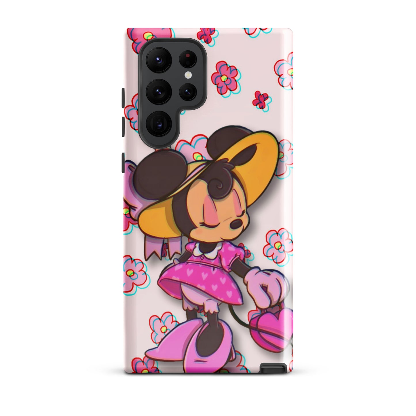 Designer Minnie-Mouse Samsung® Tough Case | Available for Most Samsung® Models | Glossy or Matte Print Options