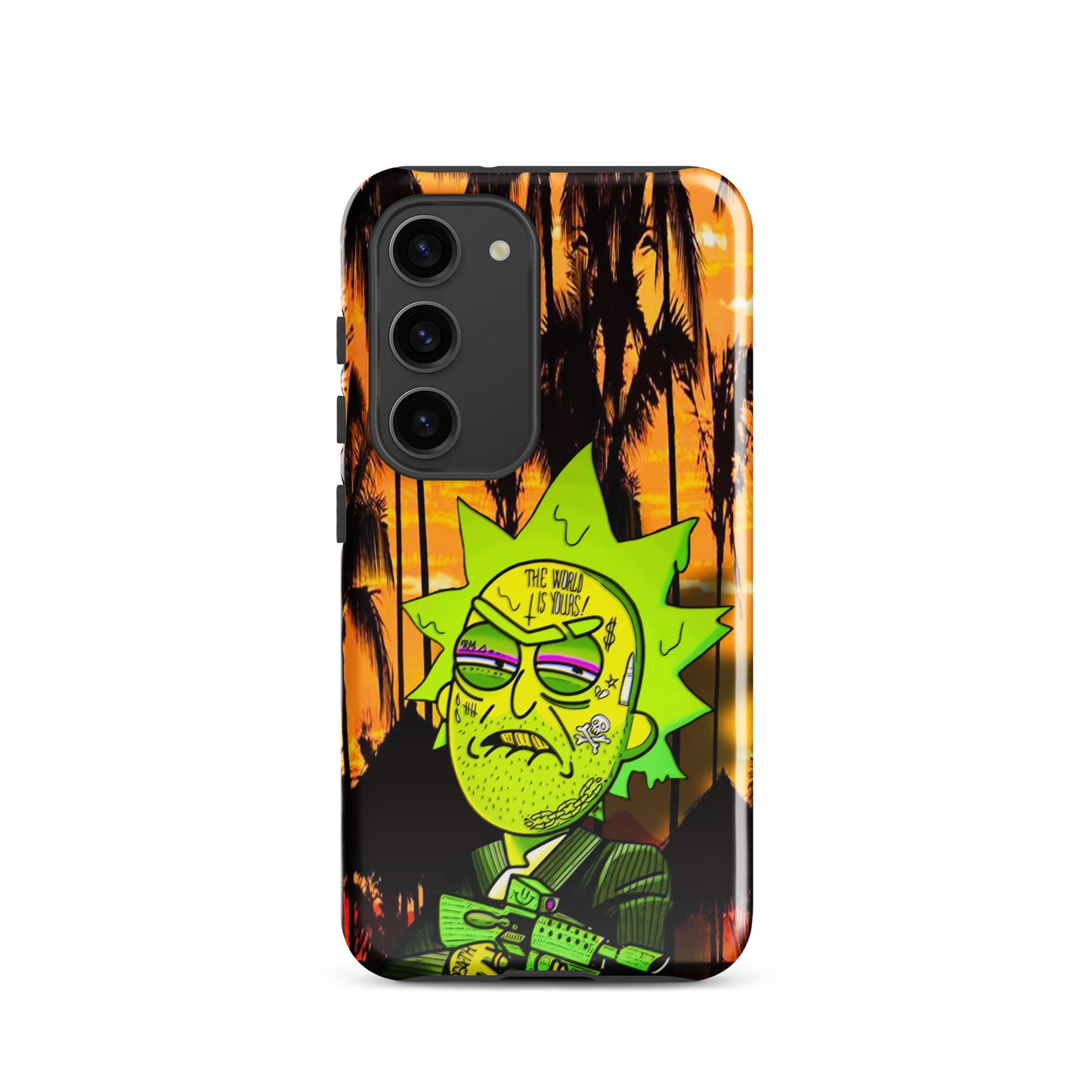 Designer Rick and Morty Samsung® Tough Case | Available for Most Samsung® Models | Glossy or Matte Print Options