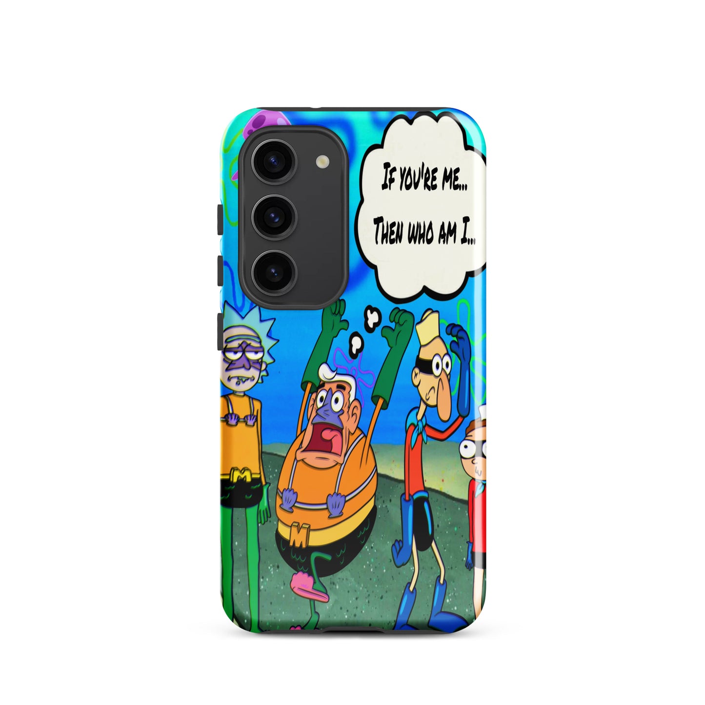 Designer Rick and Morty Samsung® Tough Case | Available for Most Samsung® Models | Glossy or Matte Print Options