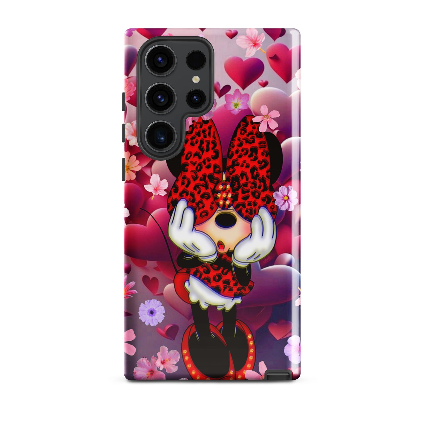 Designer Minnie-Mouse Samsung® Tough Case | Available for Most Samsung® Models | Glossy or Matte Print Options