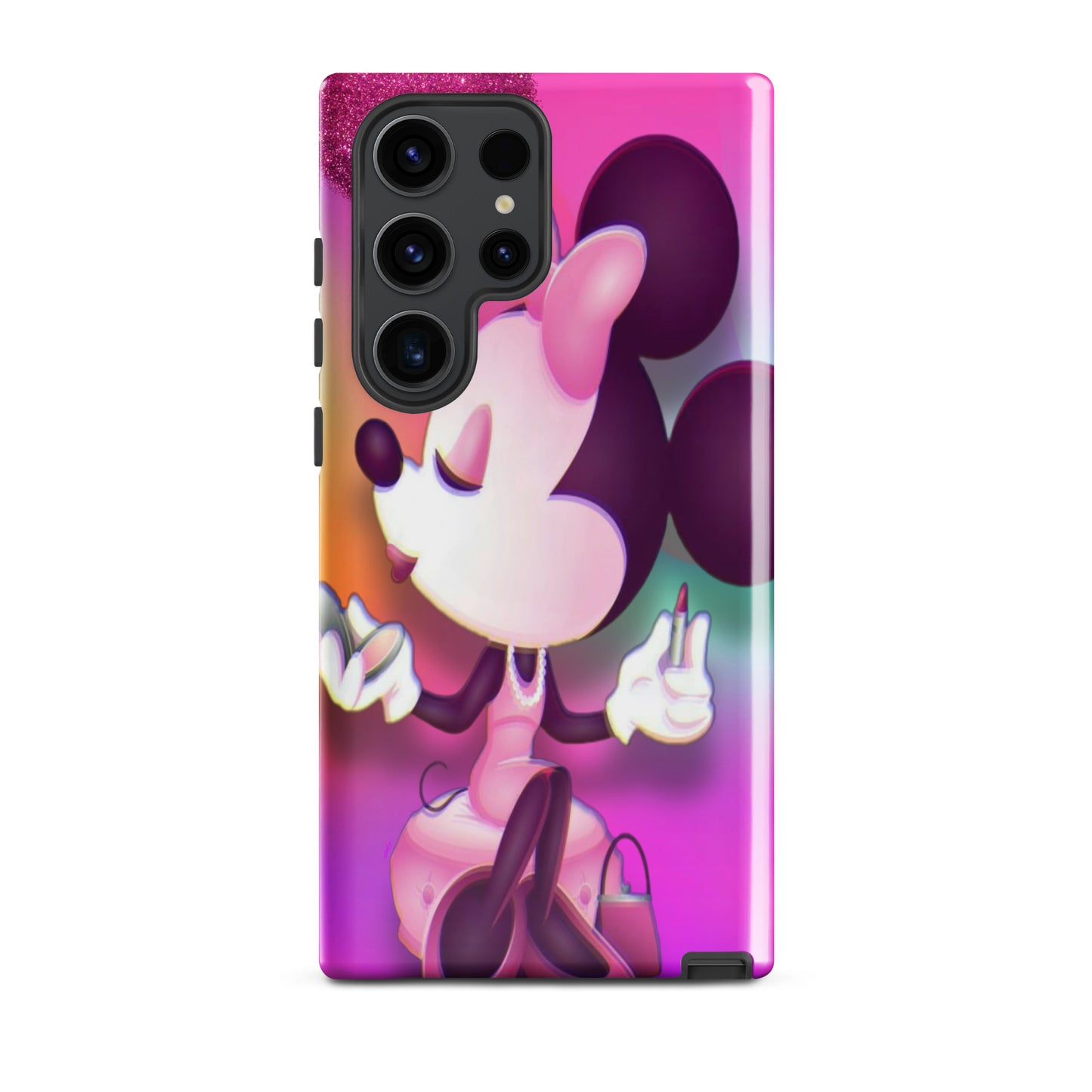 Designer Minnie-Mouse Samsung® Tough Case | Available for Most Samsung® Models | Glossy or Matte Print Options