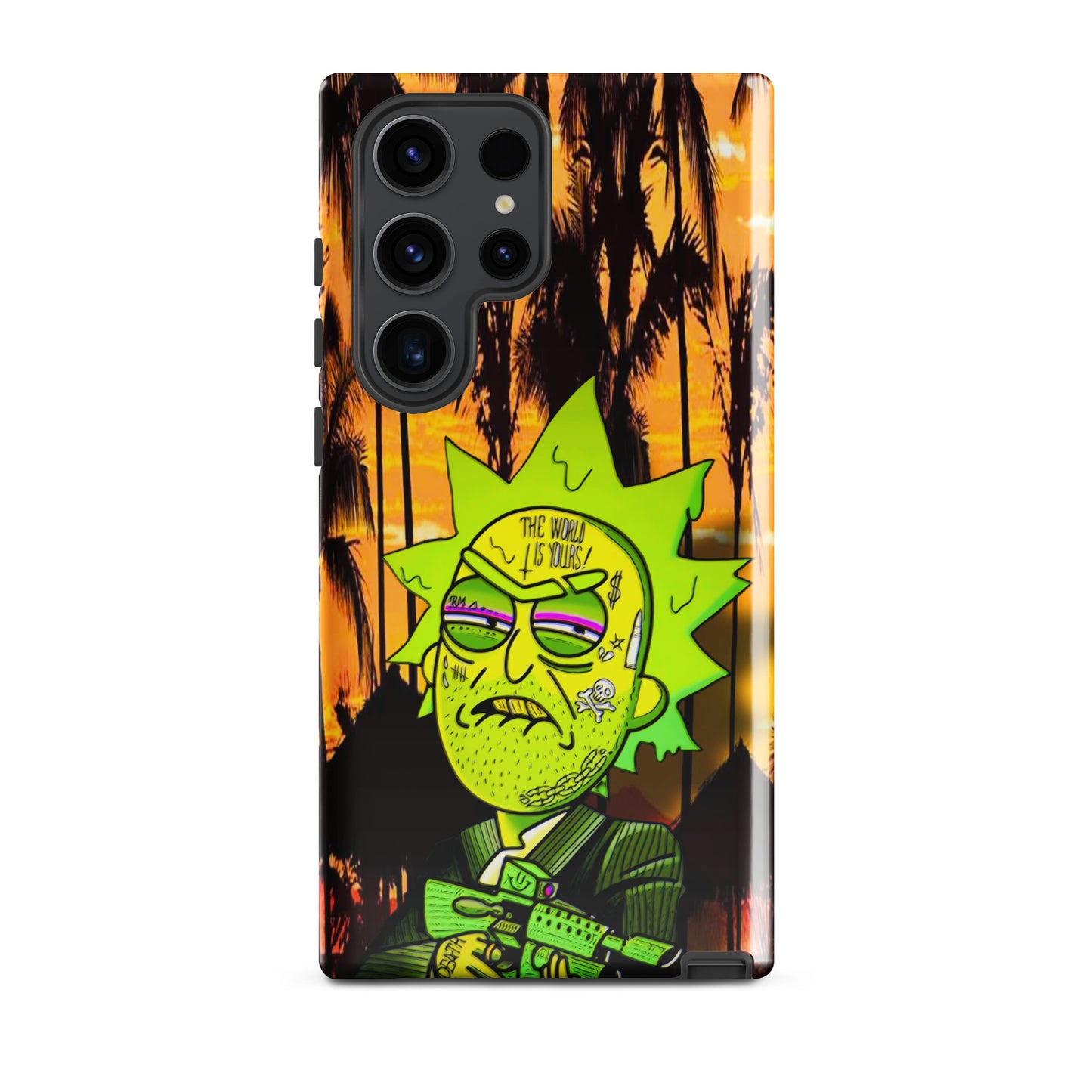 Designer Rick and Morty Samsung® Tough Case | Available for Most Samsung® Models | Glossy or Matte Print Options