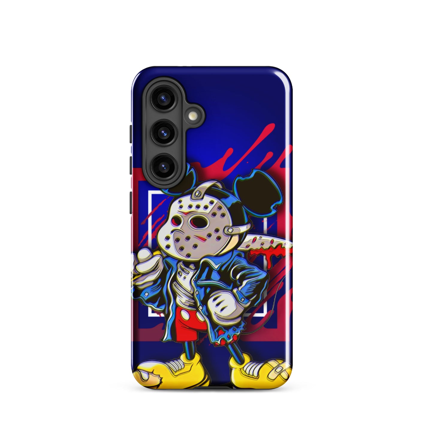 Designer Mickey-Mouse as Jason from Friday the 13th Samsung® Tough Case | Available for Most Samsung® Models | Glossy or Matte Print Options