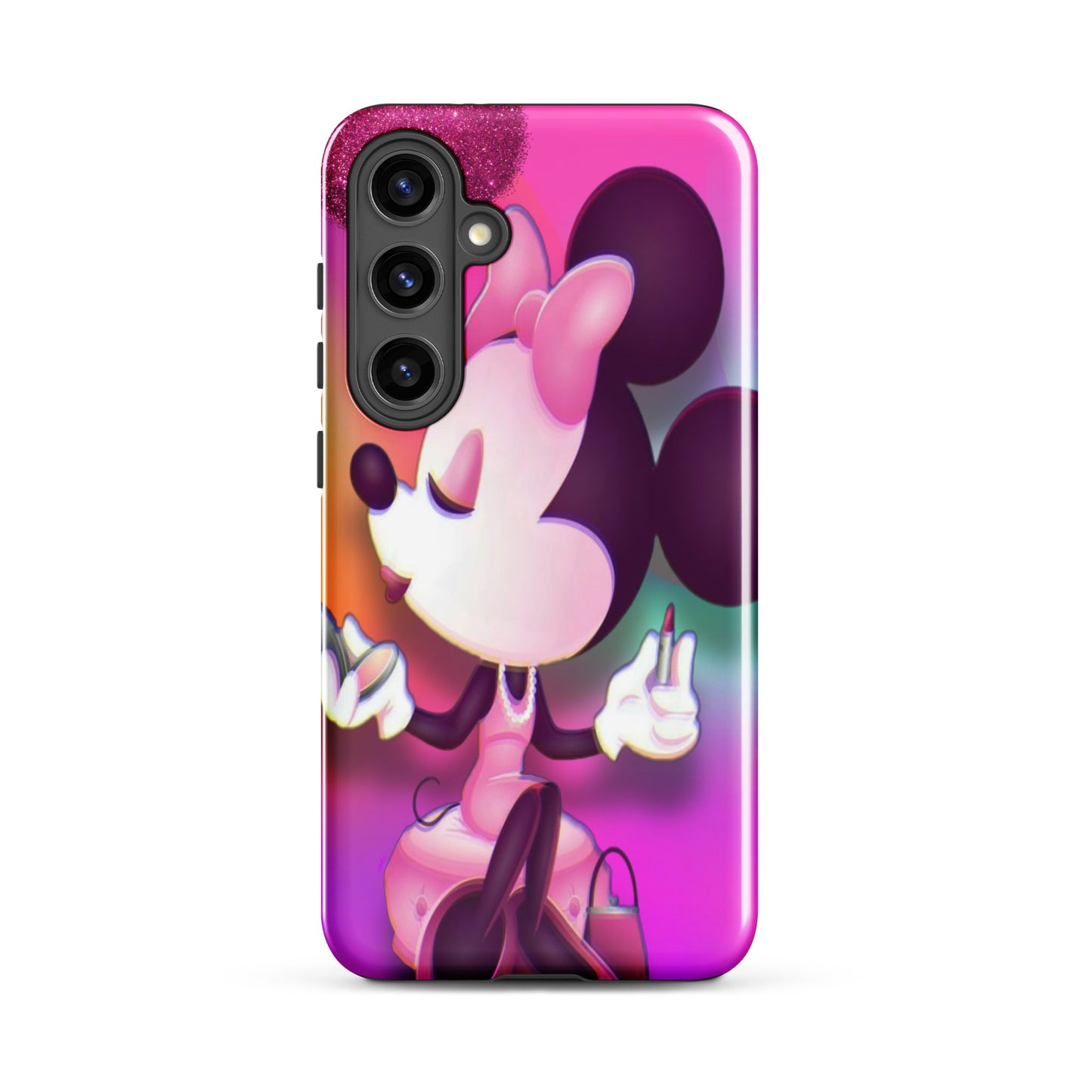 Designer Minnie-Mouse Samsung® Tough Case | Available for Most Samsung® Models | Glossy or Matte Print Options