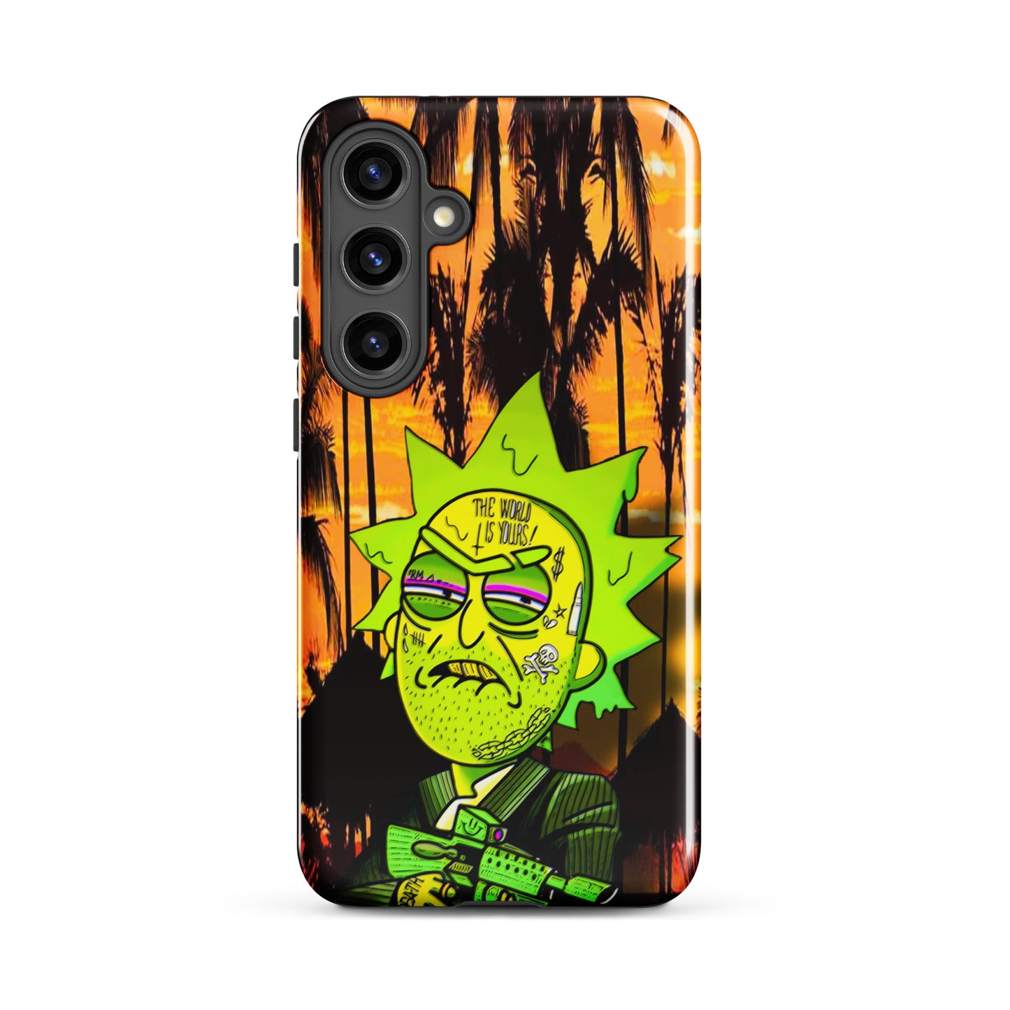 Designer Rick and Morty Samsung® Tough Case | Available for Most Samsung® Models | Glossy or Matte Print Options