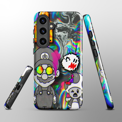 Designer Super-Mario and Toad Samsung® Tough Case | Available for Most Samsung® Models | Glossy or Matte Print Options