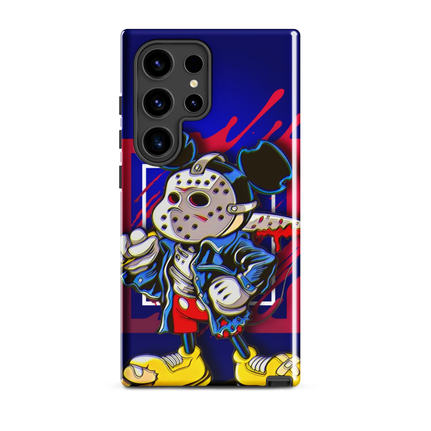 Designer Mickey-Mouse as Jason from Friday the 13th Samsung® Tough Case | Available for Most Samsung® Models | Glossy or Matte Print Options