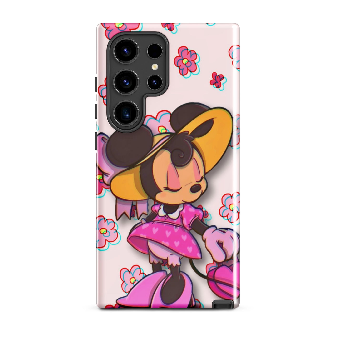 Designer Minnie-Mouse Samsung® Tough Case | Available for Most Samsung® Models | Glossy or Matte Print Options