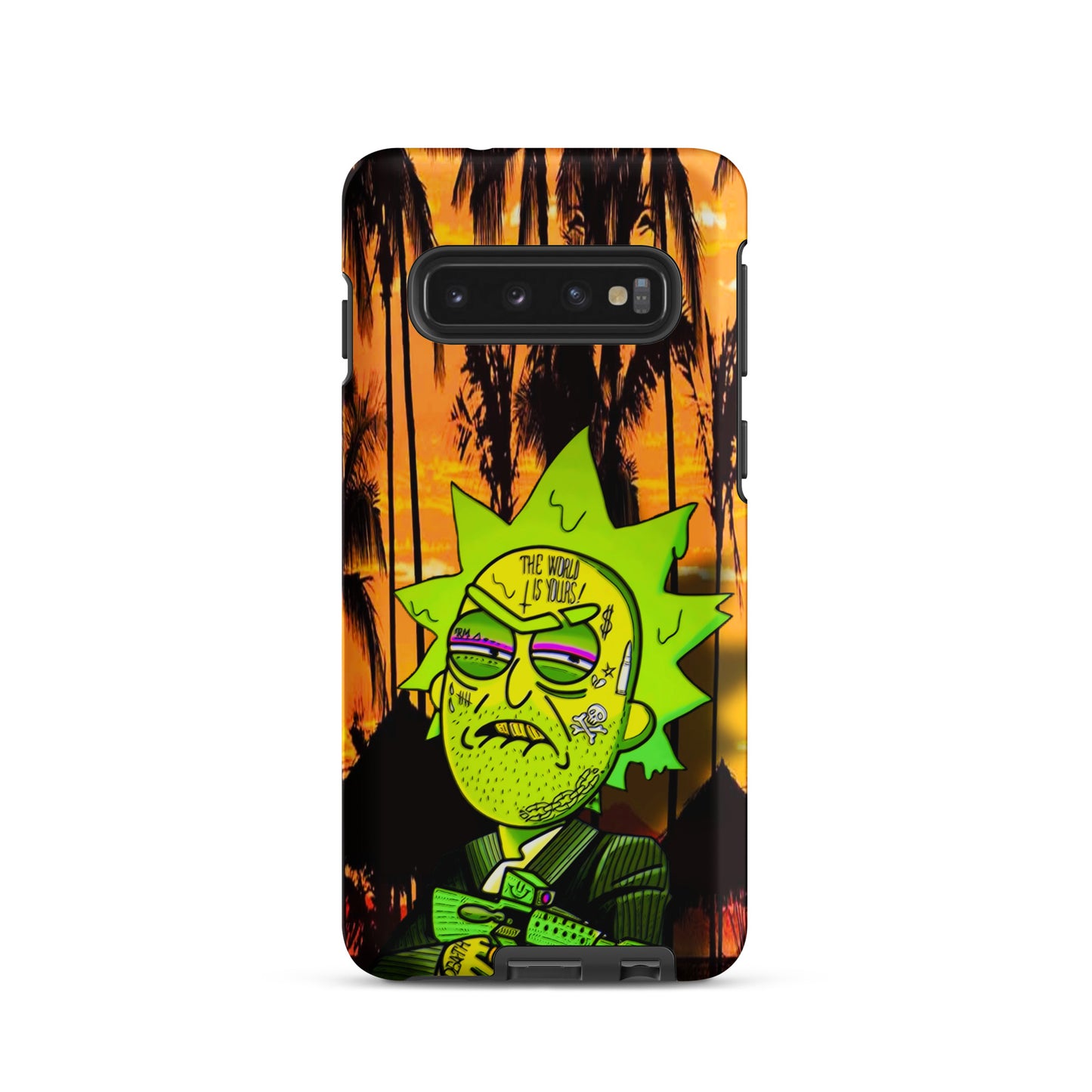 Designer Rick and Morty Samsung® Tough Case | Available for Most Samsung® Models | Glossy or Matte Print Options